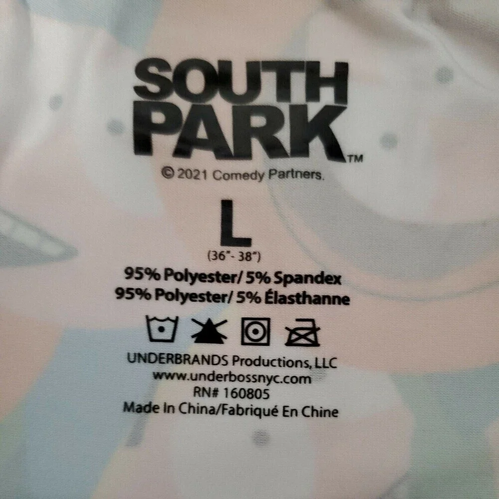 South Park Mens Boxer Briefs Under Brands Character Print Multi Color Large NEW